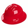 Cordova Duo Safety, Ratchet 4-Point Full-Brim Hard Hat - Red H34R4